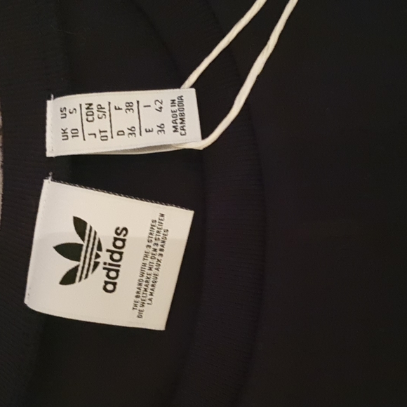 BNWT Adidas Large Logo Bodysuit size S - Picture 6 of 7